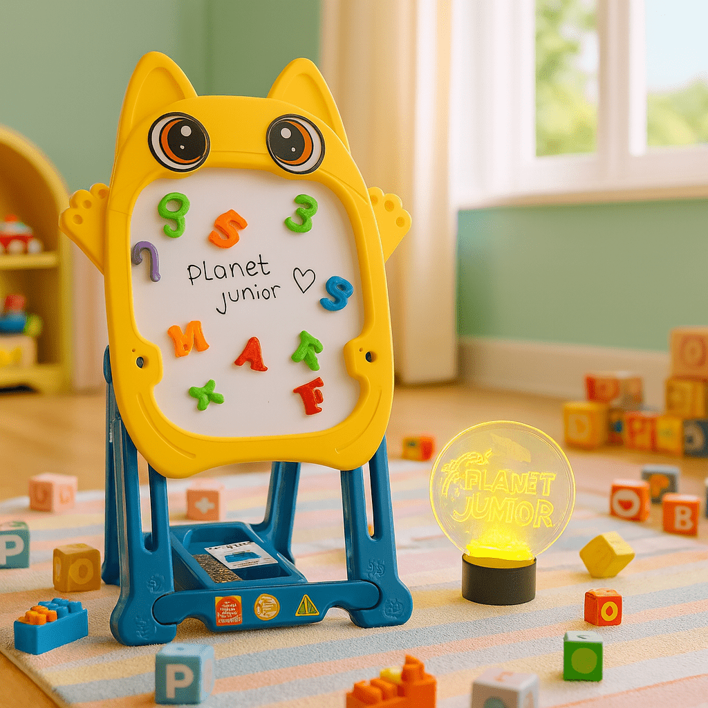 Double Sided Owl Magnetic Drawing & Learning Board - Dummy 3
