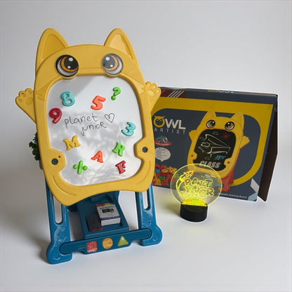 Double Sided Owl Magnetic Drawing & Learning Board - Dummy 3